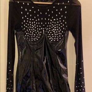 Black sequin dress